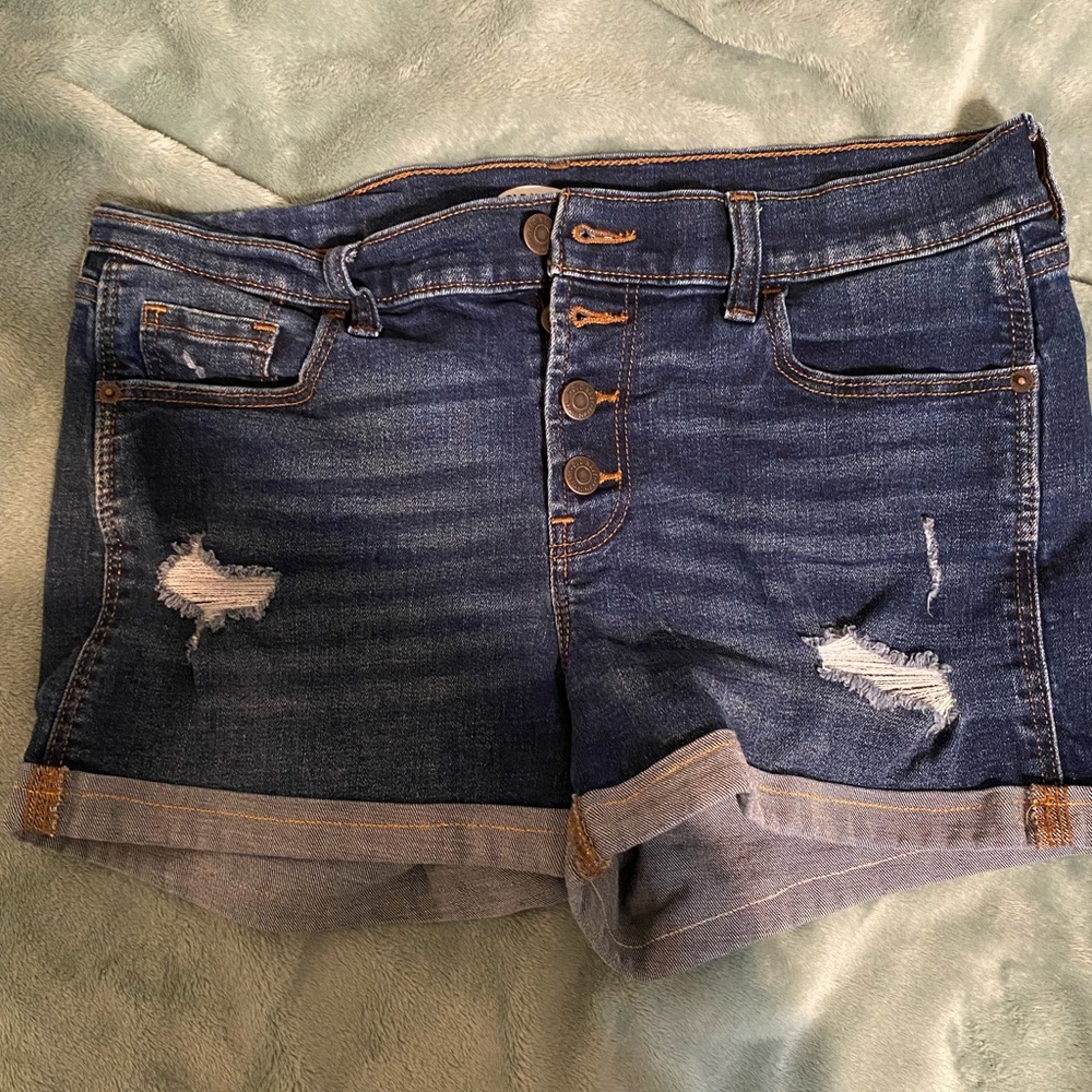 Dark Old Navy Boyfriend Mid Rise shorts Size 6